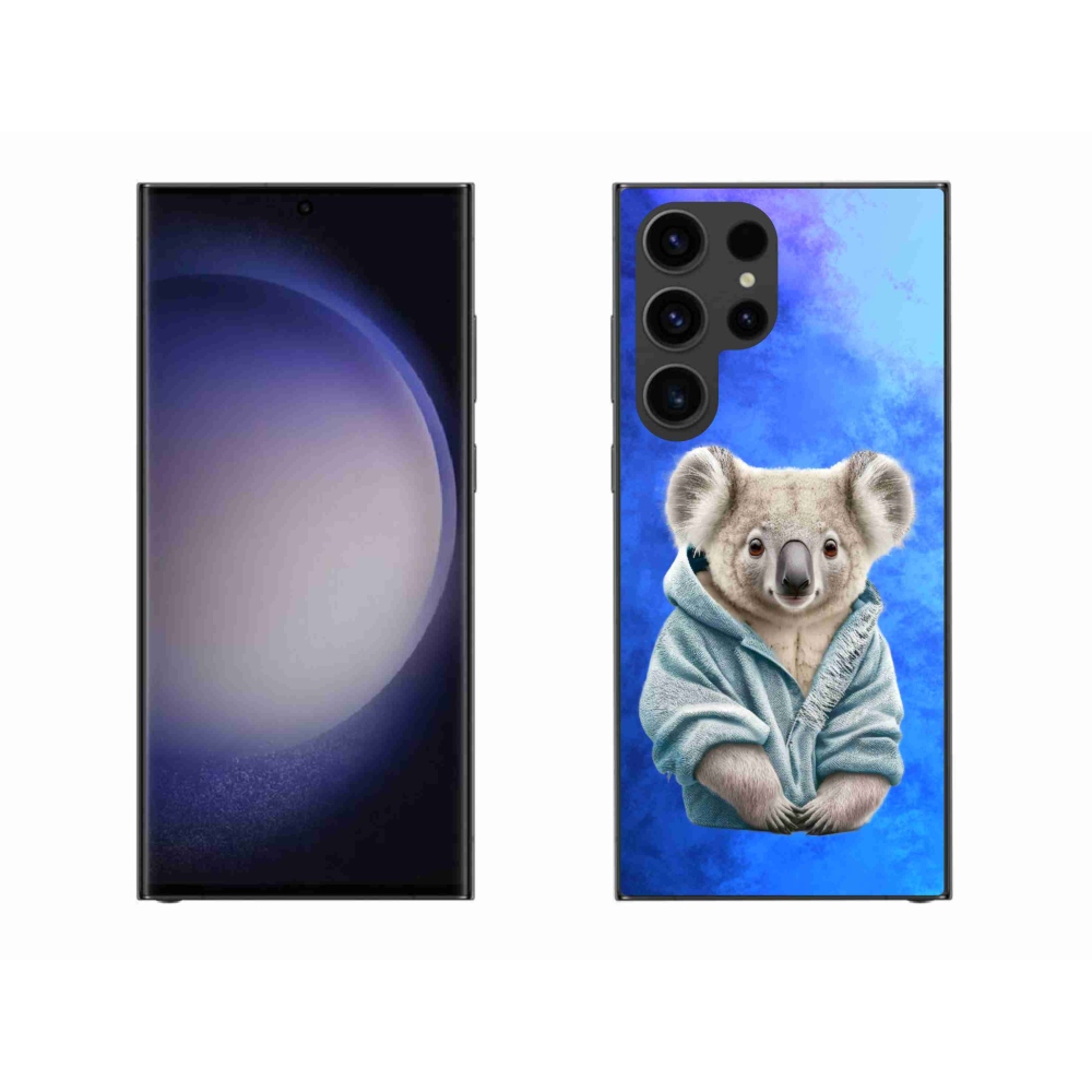 Gélový kryt mmCase na Samsung Galaxy S23 Ultra 5G - koala vo svetri