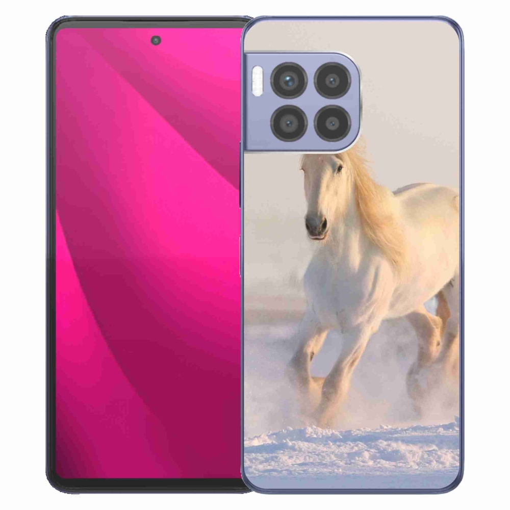 Gélový kryt mmCase na T-Mobile T Phone 2 Pro - kôň v snehu
