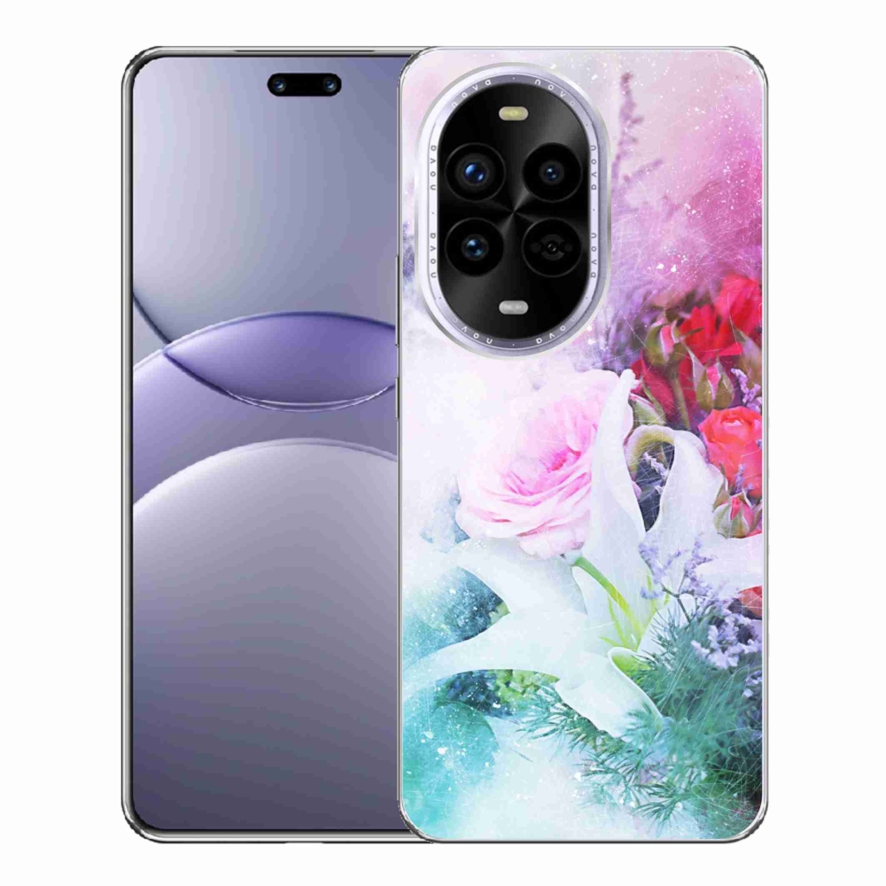 Gélový kryt mmCase na Huawei Nova 13 Pro 5G - kvety 4