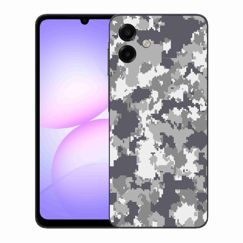 Gélový kryt mmCase na Samsung Galaxy A07 4G - maskáčový vzor 2