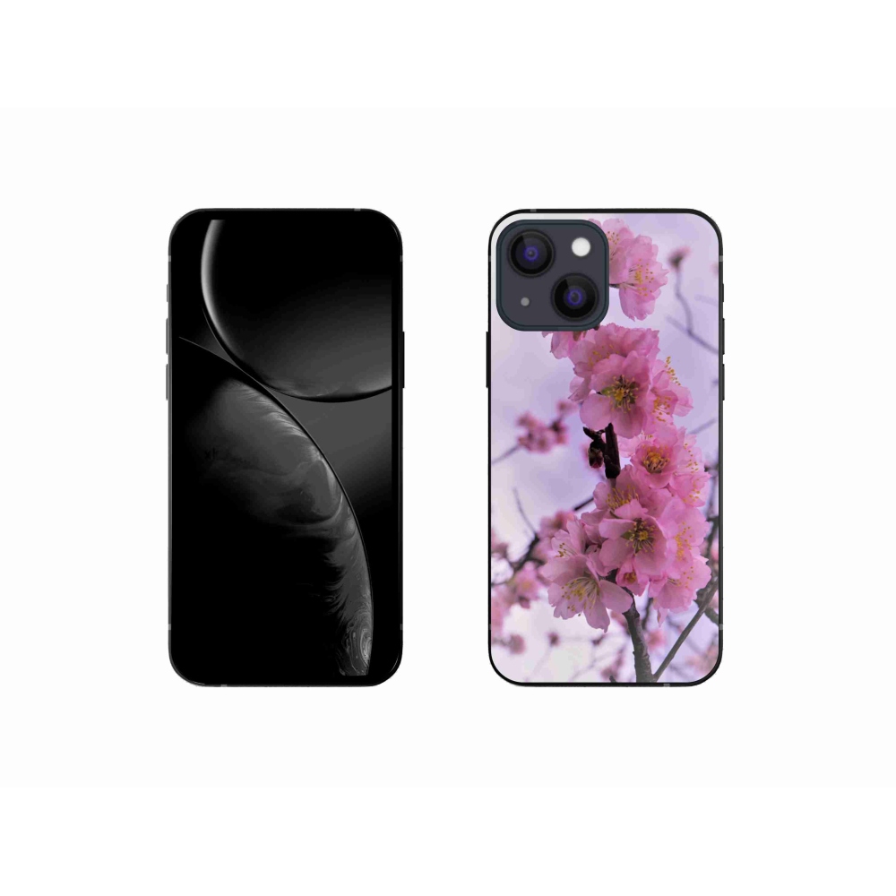 Gélový kryt mmCase na iPhone 13 mini 5.4 - kvety 7