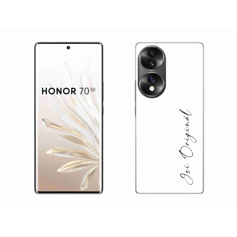 Gélový kryt mmCase na Honor 70 - si originál biele pozadie