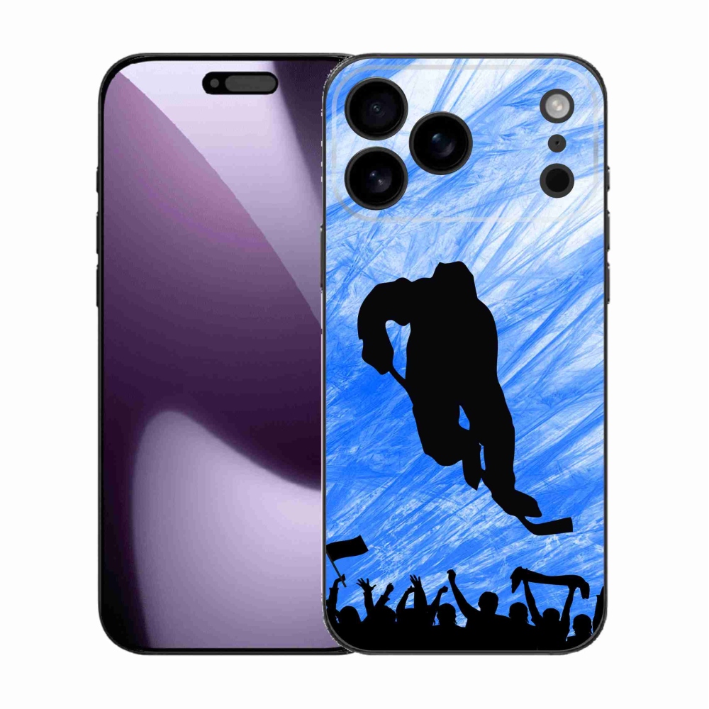 Gélový kryt mmCase na iPhone 17 Pro Max - hokejový hráč
