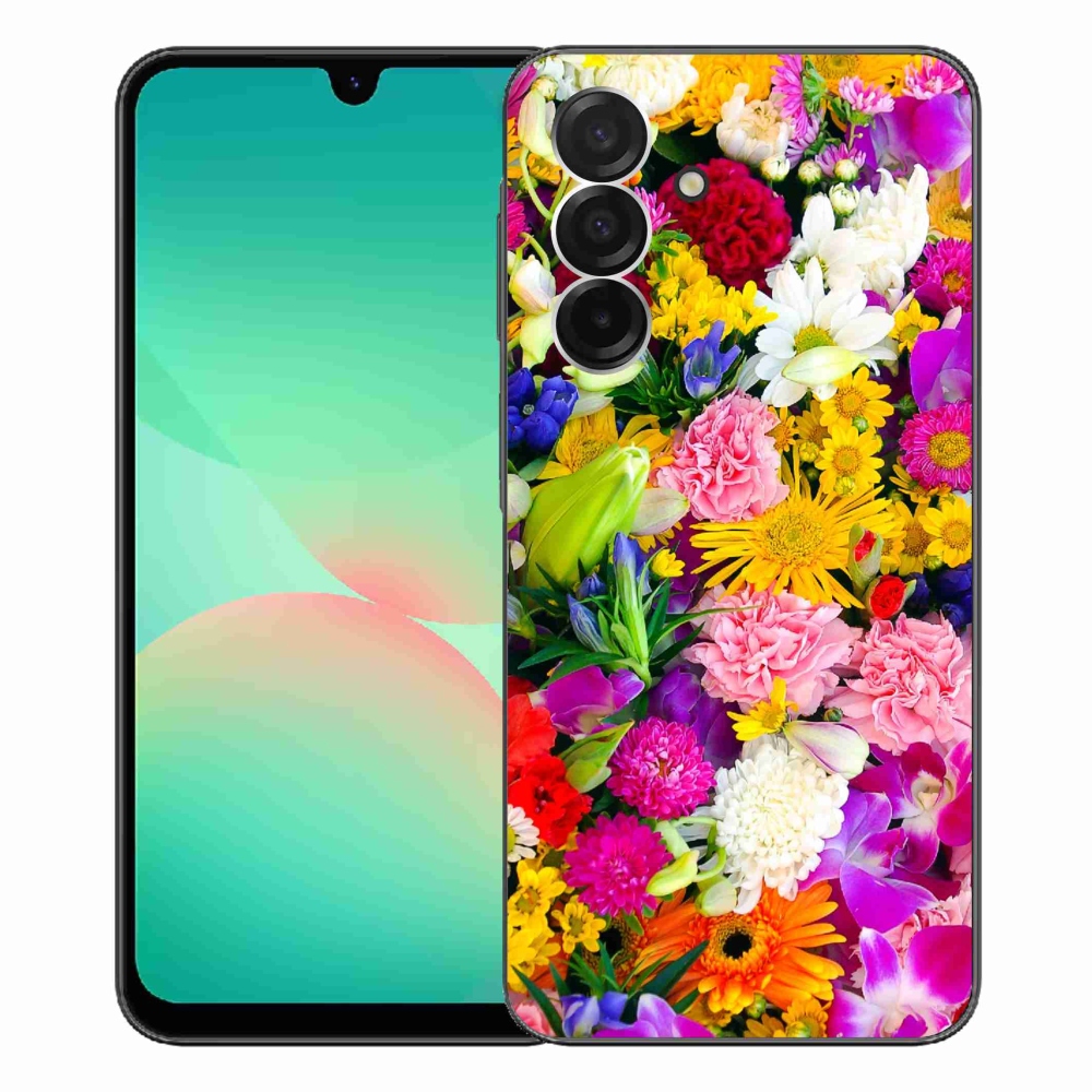 Gélový kryt mmCase na Samsung Galaxy A26 5G - kvety 12