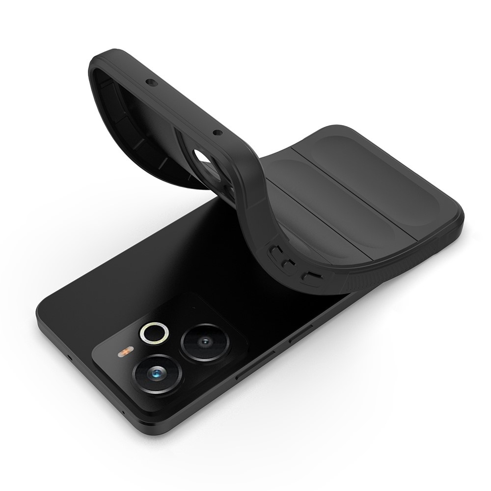 Rugg odolný gélový obal na Realme 14 5G - čierny
