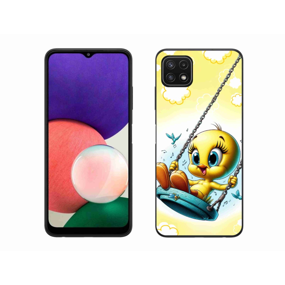 Gélový kryt mmCase na Samsung Galaxy A22 5G - tweety