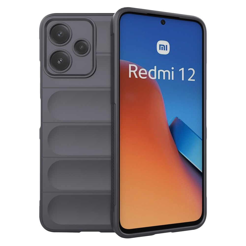 Rugg odolný gélový obal na Xiaomi Redmi 12 5G - šedý