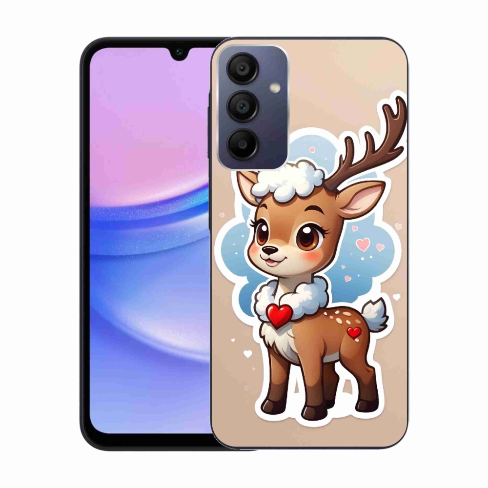 Gélový kryt mmCase na Samsung Galaxy A15 4G/5G - kreslený sob