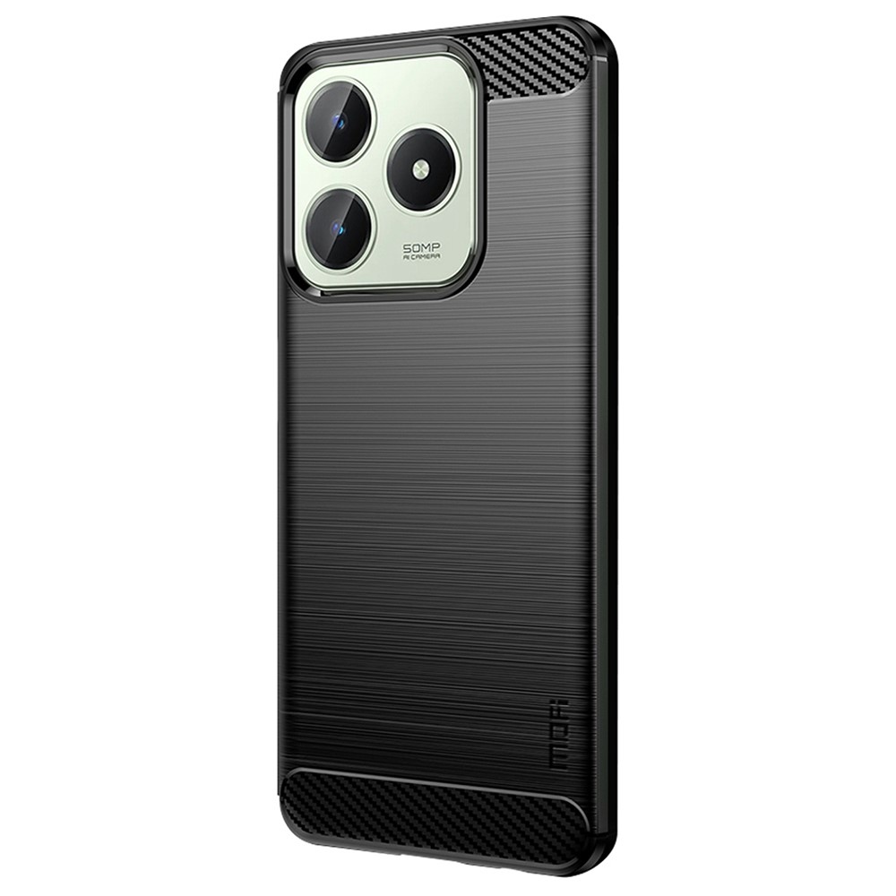 Carbon odolný gélový obal na Realme C61/C63 - čierny