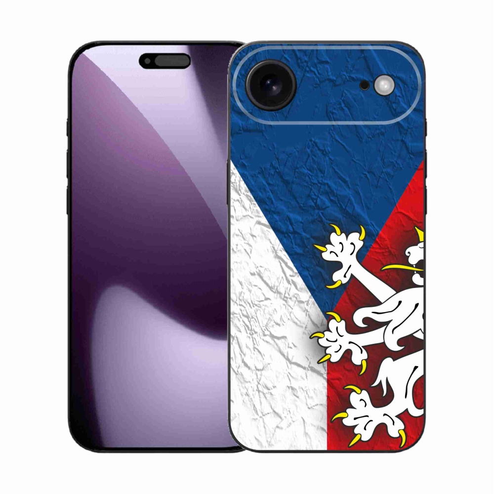 Gélový kryt mmCase na iPhone 17 Air - česká vlajka 1