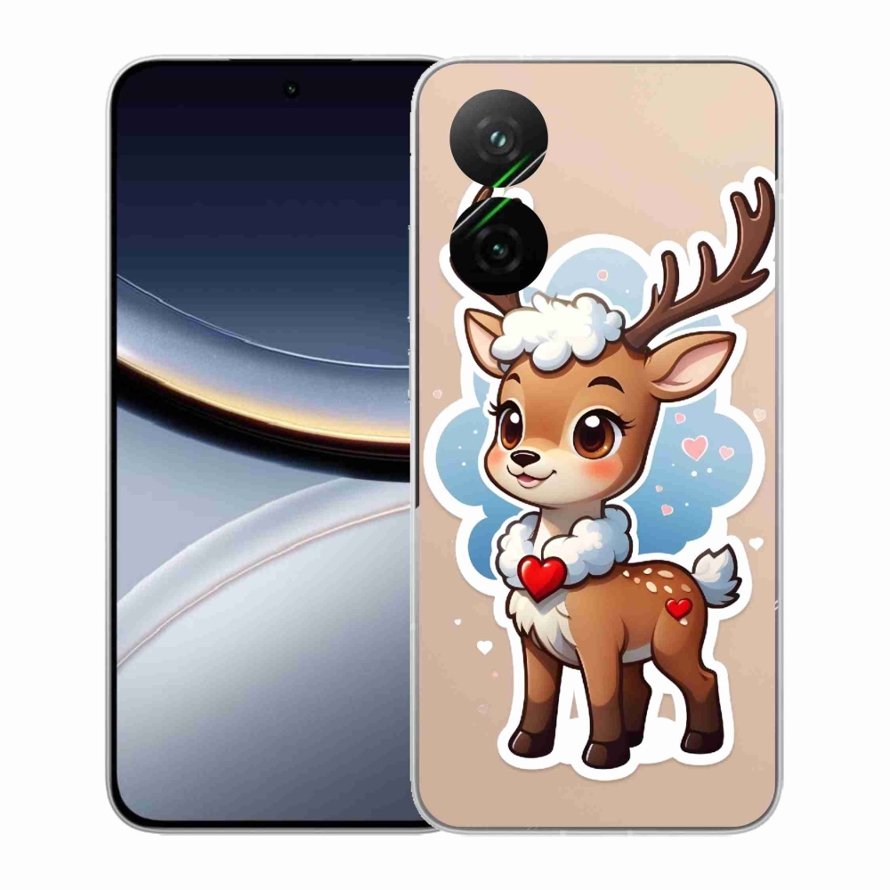 Gélový kryt mmCase na Xiaomi Poco F7 5G - kreslený sob