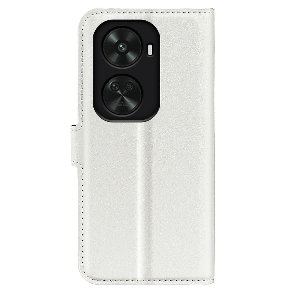Litchi knižkové puzdro na Huawei Nova 12 SE - biele