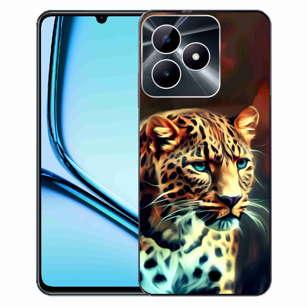 Gélový kryt mmCase na Realme Note 50 - leopard