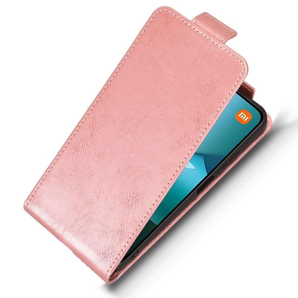 Vert flipové púzdro na Xiaomi Redmi 15C 4G (171mm)/Poco C85 4G (171mm) - ružovozlaté