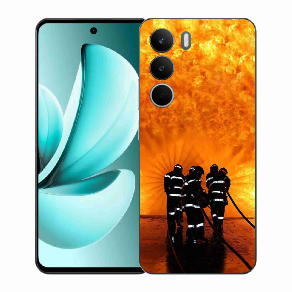 Gélový kryt mmCase na Realme C71 - požiar