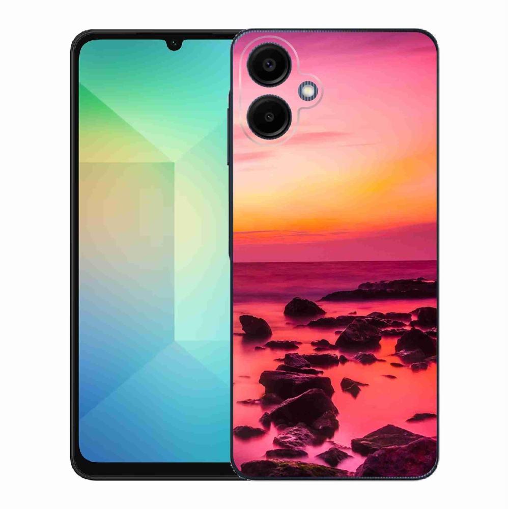 Gélový kryt mmCase na Samsung Galaxy A06 4G - more a žiara