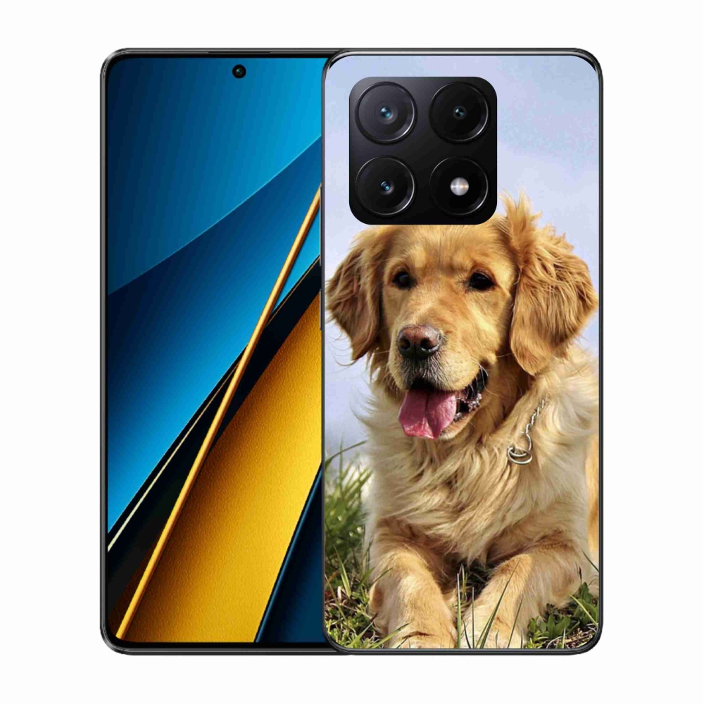 Gélový obal mmCase na Xiaomi Poco X6 Pro 5G - zlatý retriever