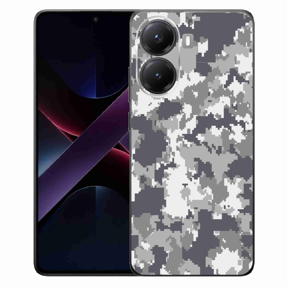 Gélový kryt mmCase na Xiaomi Poco X7 Pro 5G - maskáčový vzor 2