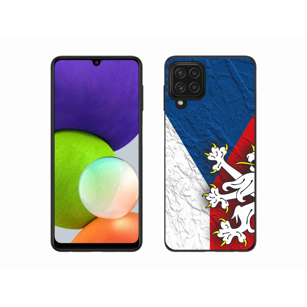 Gélový kryt mmCase na Samsung Galaxy A22 4G - česká vlajka 1