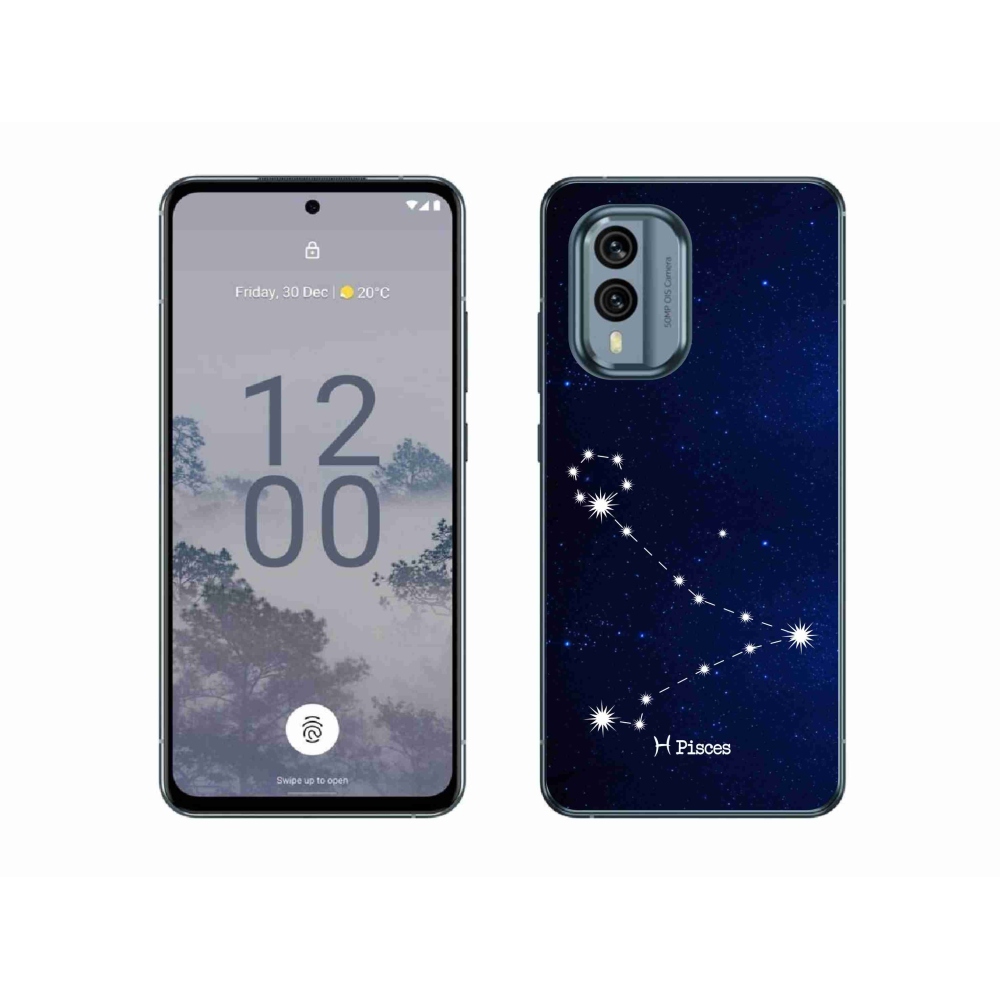 Gélový kryt mmCase na Nokia X30 5G - súhvezdie Ryby