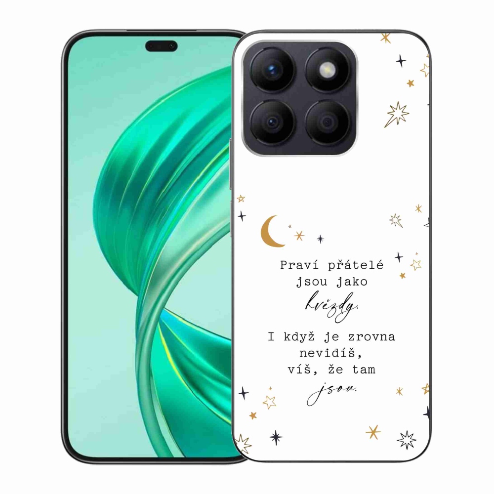 Gélový kryt mmCase na Honor X8b - citát 6 biele pozadie