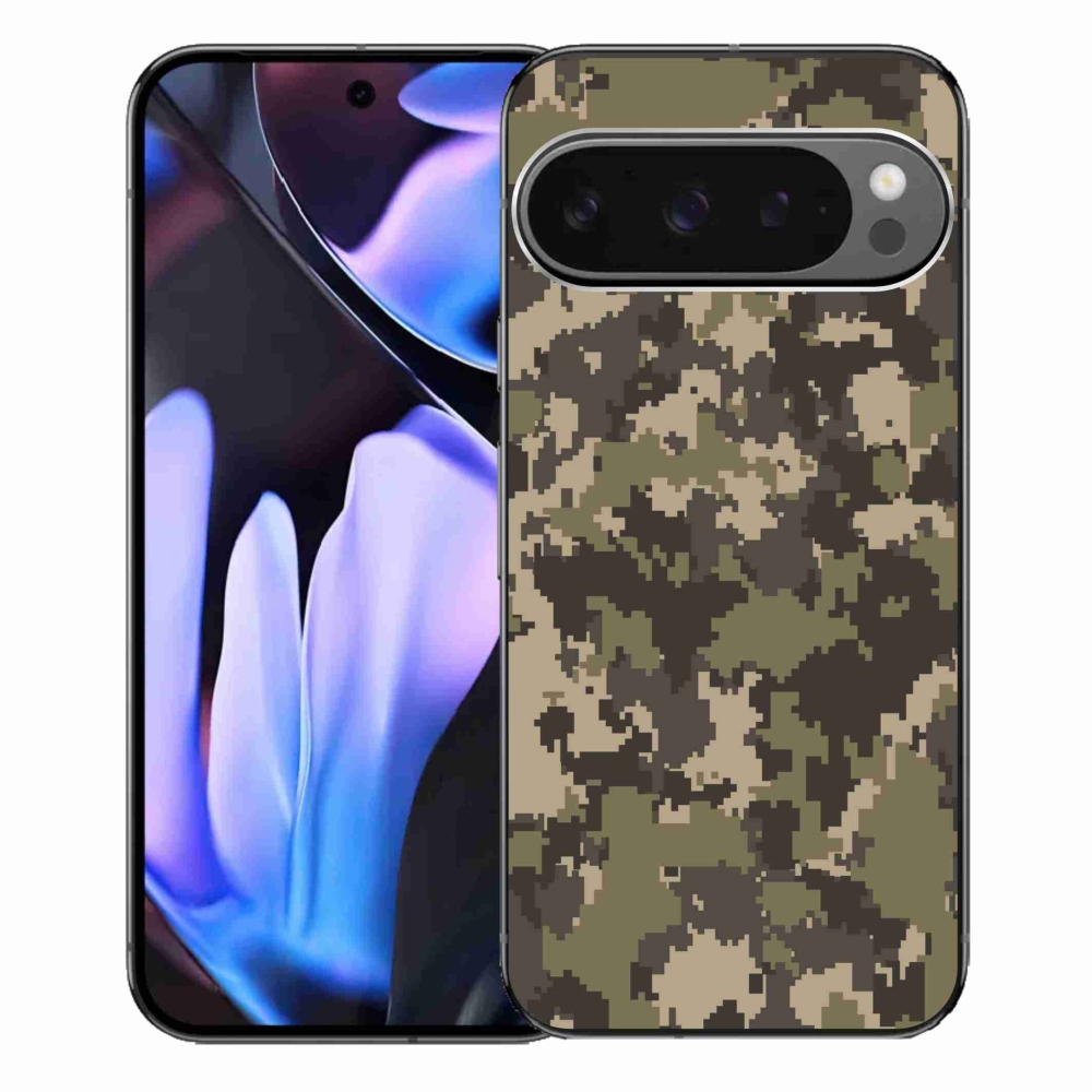 Gélový kryt mmCase na Google Pixel 9 Pro XL - maskáčový vzor 12