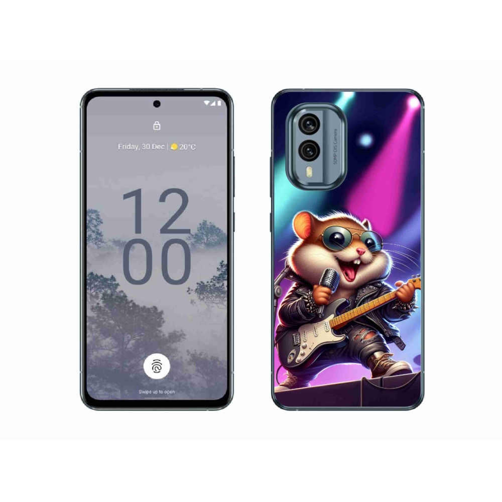 Gélový kryt mmCase na Nokia X30 5G - škrečok rocker
