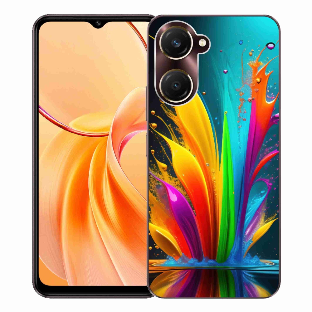 Gélový kryt mmCase na Vivo Y28s 5G - abstraktný motív 1