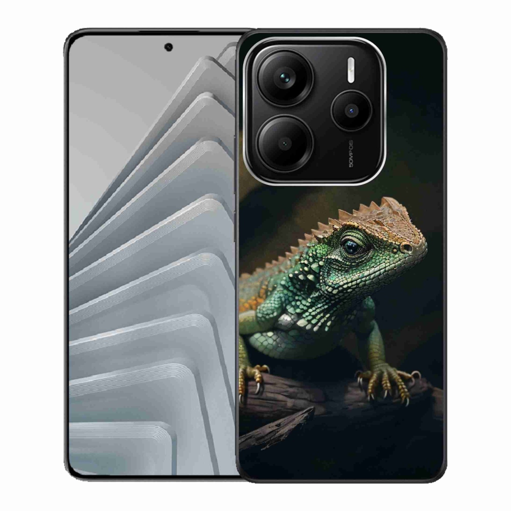 Gélový kryt mmCase na Xiaomi Redmi Note 14 5G - ještěr