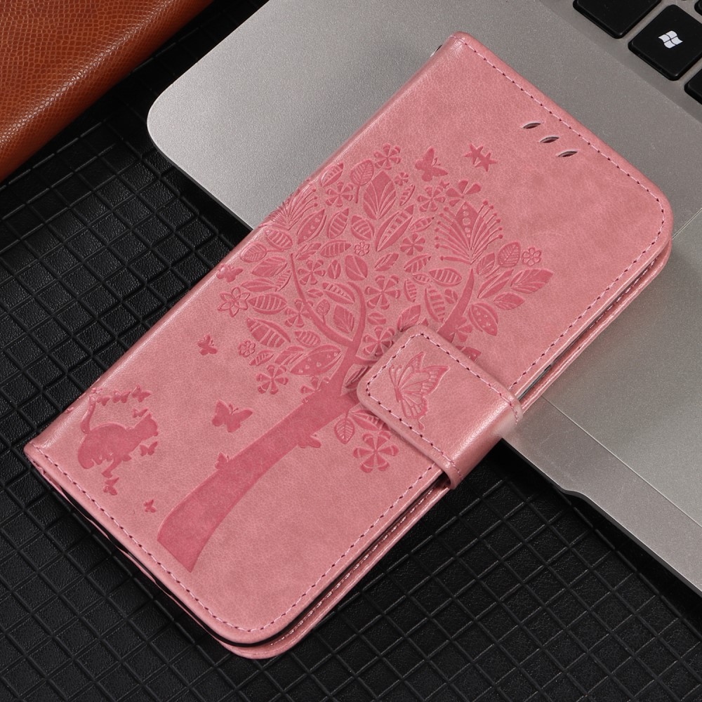 Trees knižkové puzdro na Xiaomi Redmi A5 (173.45x79.35x8.45mm) - ružové