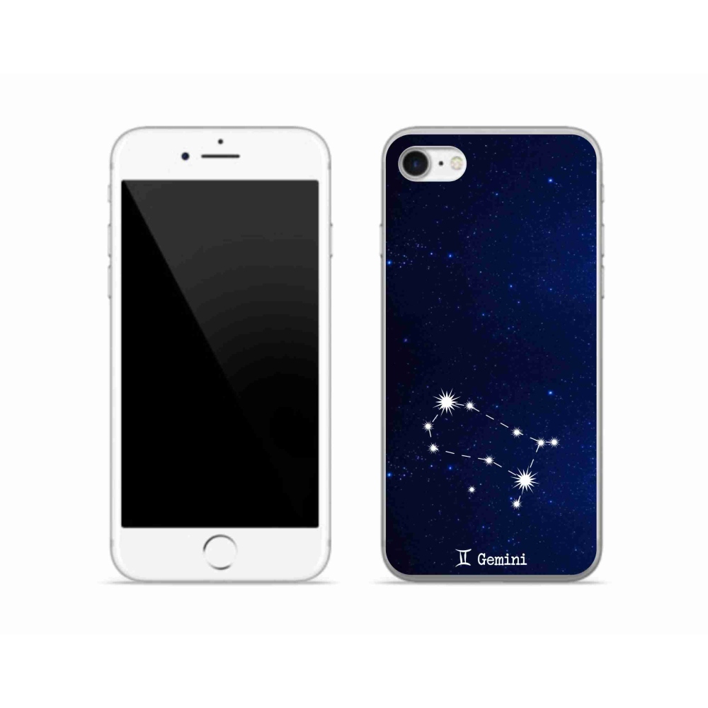 Gélový kryt mmCase na iPhone SE (2022) - súhvezdie Blížencov