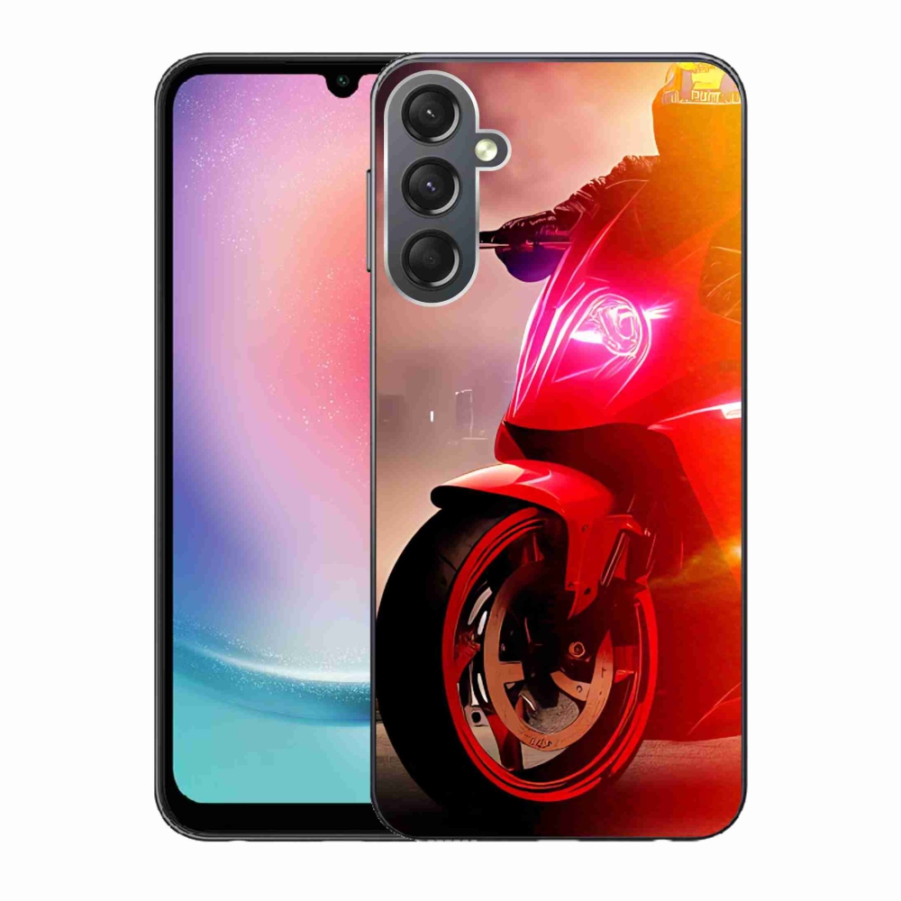 Gélový kryt mmCase na Samsung Galaxy A24 - motorka