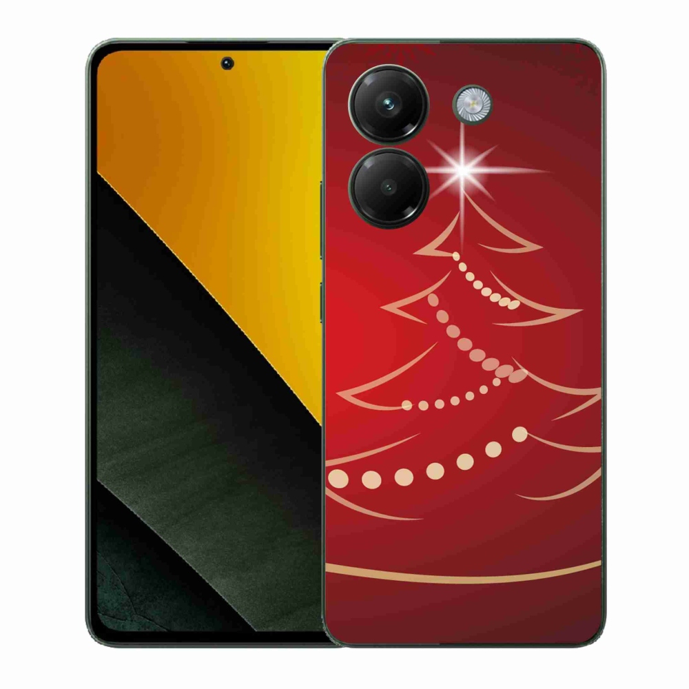 Gélový kryt mmCase na Xiaomi Poco M7 Pro 5G - kreslený vianočný stromček