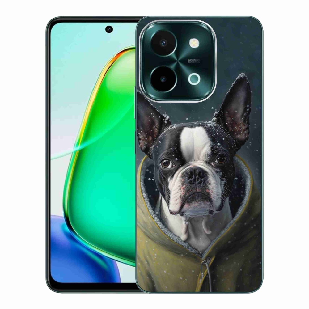 Gélový kryt mmCase na Vivo Y28 - buldoček