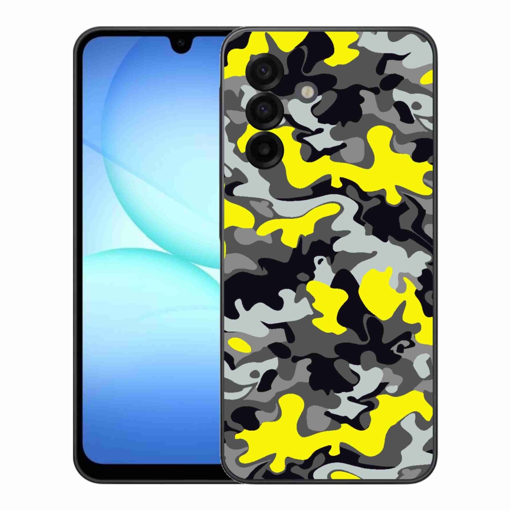 Gélový kryt mmCase na Samsung Galaxy A17 4G/5G - maskáčový vzor 6