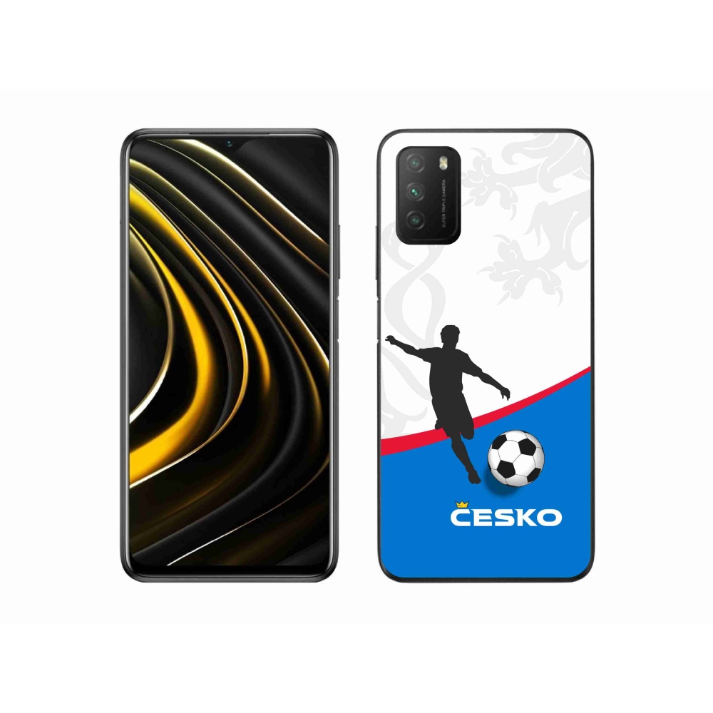 Gélový kryt mmCase na Xiaomi Poco M3 - futbal Česko 1