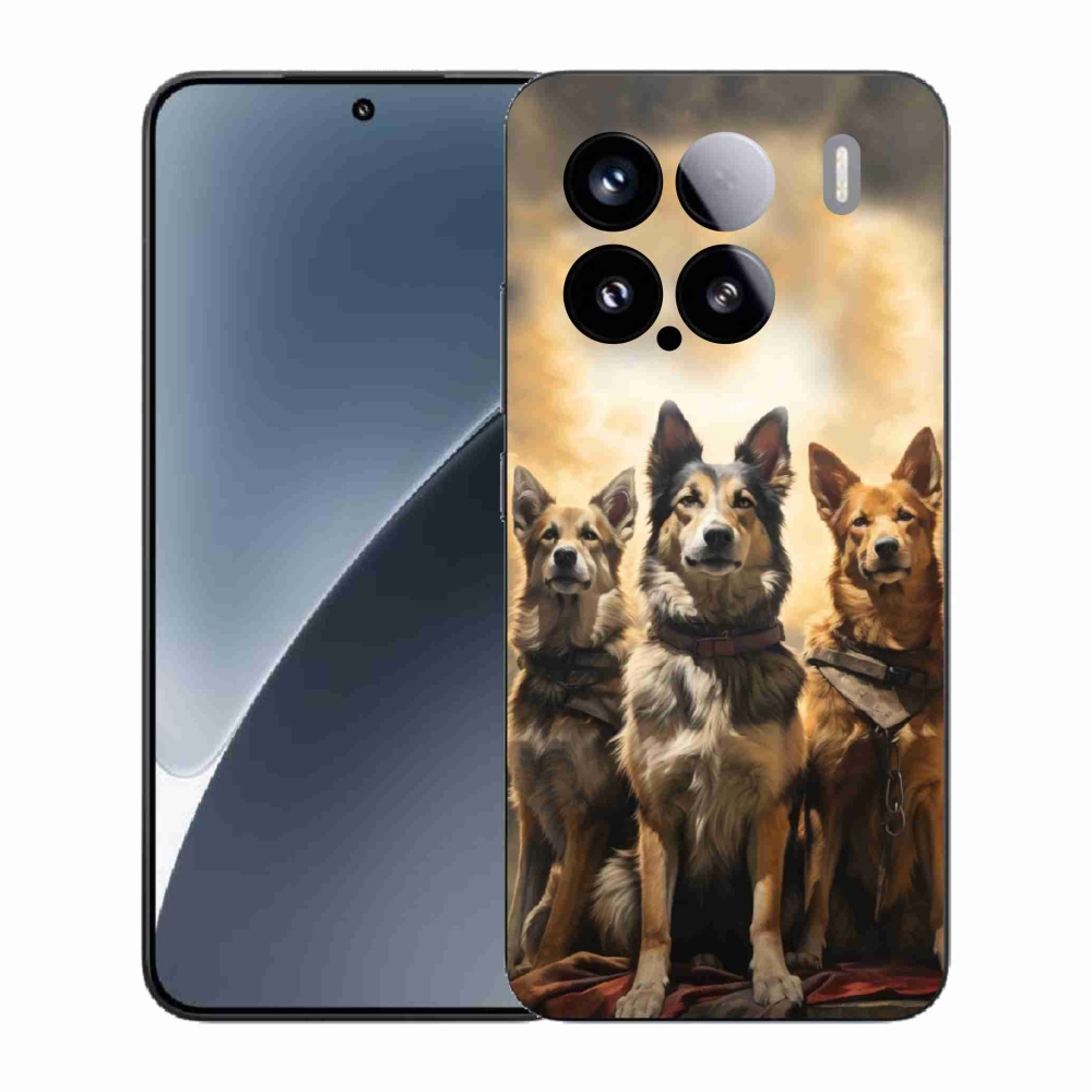 Gélový kryt mmCase na Xiaomi 15 - tri psy