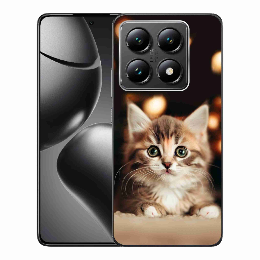 Gélový kryt mmCase na Xiaomi 14T - roztomilé mačiatko 2