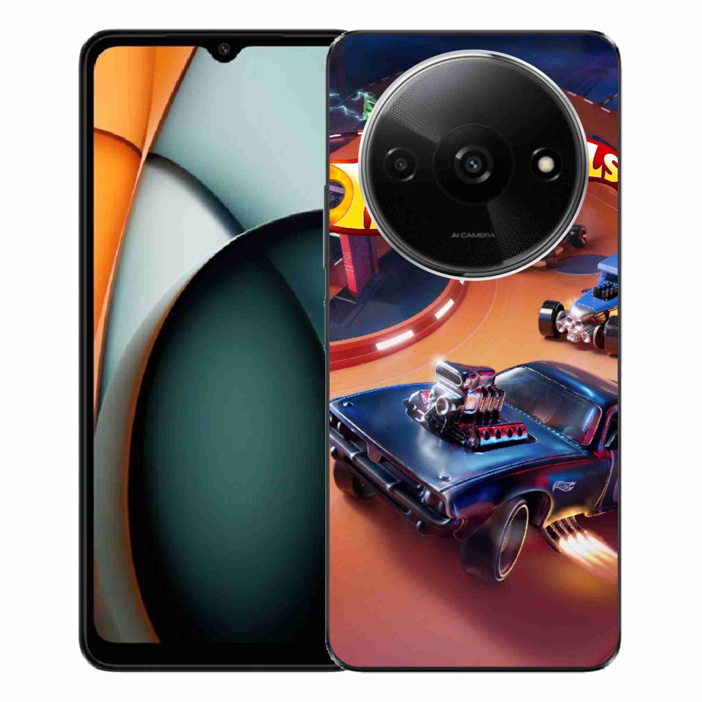 Gélový kryt mmCase na Xiaomi Redmi A3 - hot wheels