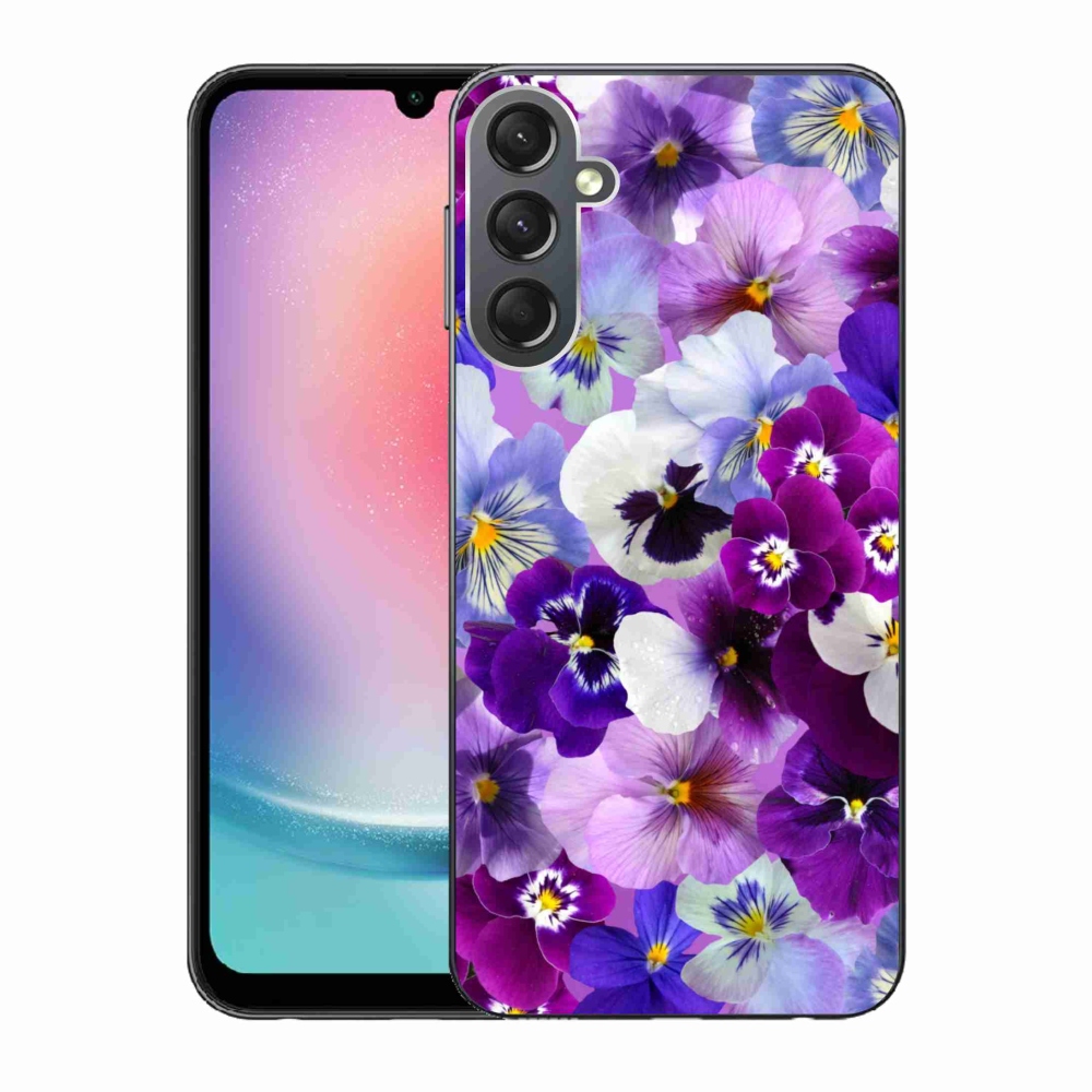 Gélový kryt mmCase na Samsung Galaxy A24 - kvety 9