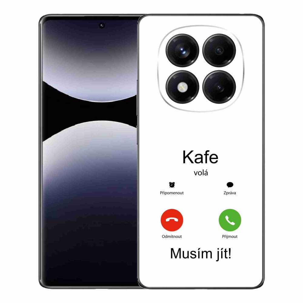 Gélový kryt mmCase na Xiaomi Redmi Note 14 Pro - citát 4 biele pozadie