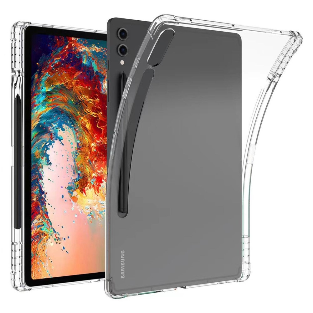 Priehľadný gélový obal na Samsung Galaxy Tab S9+ - priehľadný