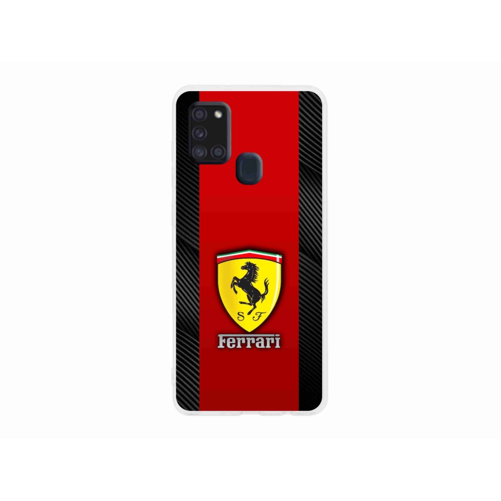 Gélový kryt mmCase na Samsung Galaxy A21s - ferrari