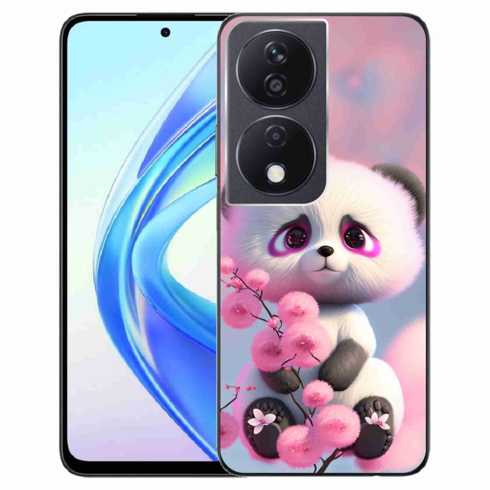 Gélový kryt mmCase na Honor X7b/Honor 90 Smart - roztomilá panda 1