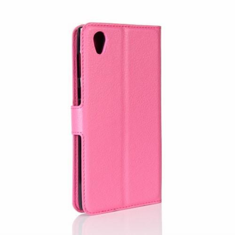 Gaines PU kožené puzdro pre Sony Xperia L1 - rose