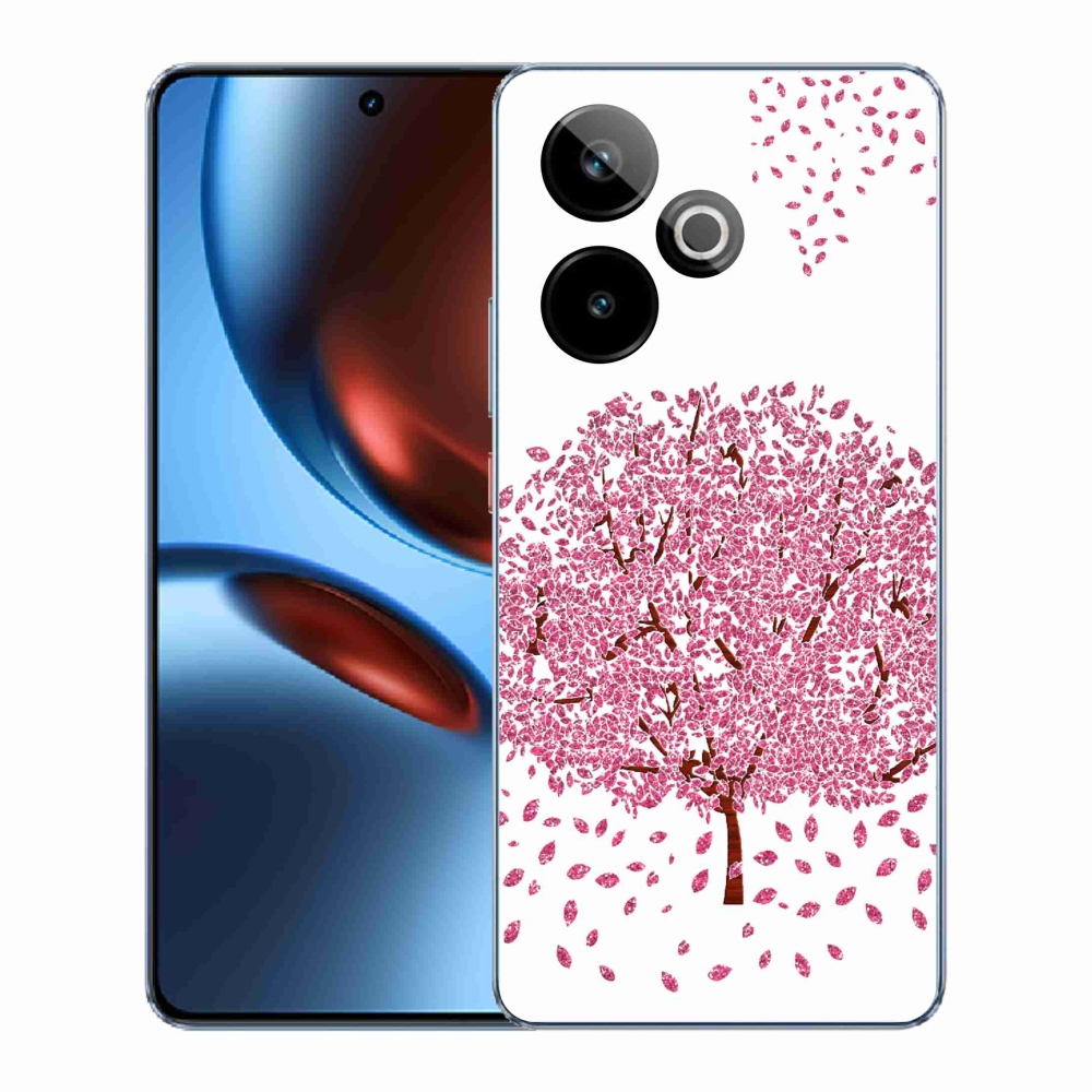 Gélový kryt mmCase na Realme GT 7 5G/GT 7T 5G - kreslený strom s listami