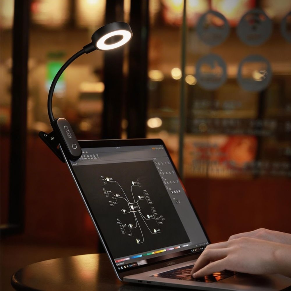 Tech-Protect LL100 LED lampička na čítanie s klipsom