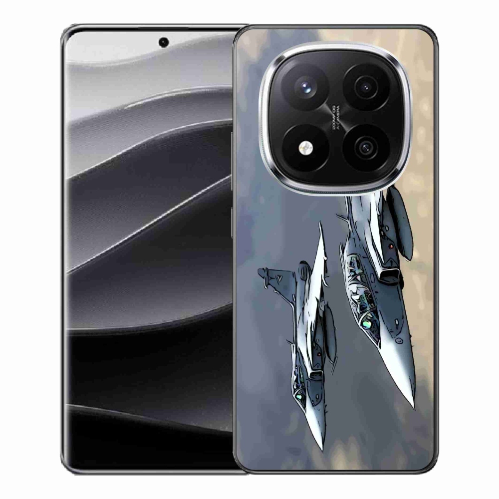 Gélový kryt mmCase na Xiaomi Redmi Note 14 Pro+ 5G - stíhačky