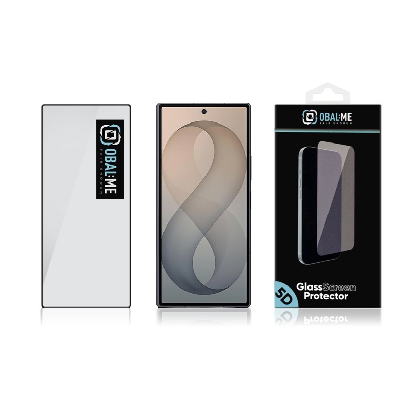 OBAL:ME 5D tvrdené sklo pre Samsung Galaxy Z Fold 8 Ultra Black