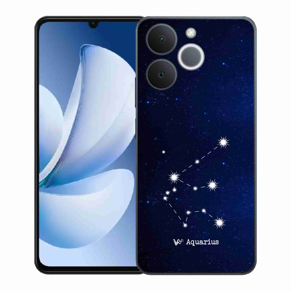 Gélový kryt mmCase na Realme Note 70T - súhvezdie Vodnára
